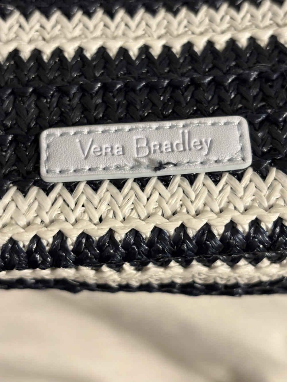 Vera Bradley Nautical Anchor Striped Tote Bag NWT Beach Coastal - Picture 6 of 9